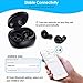 Anbes Wireless Earbuds, Bluetooth 5.0 Headphones True Wireless in-Ear Earbuds 18H Playtime Noise Cancelling 3D Stereo Deep Bass with Built-in Mic Volume Control Portable Charging Case