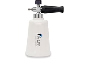 Image Wash Products Snow Foam Cannon for Pressure Washers - Wide Base - 40oz Canister - Detailer's Choice for Touchless Wash - Car/Truck/RV/Boat Foam Gun – Best Tool for Washing Your Car or Truck