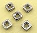100pcs 304 Stainless Steel Square Nuts M4