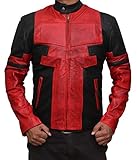 Star Lord Distressed Leather Jacket Men - Guardians Cosplay Costume Leather Motorcycle Jacket | XL