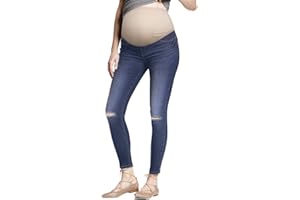 Hybrid & Company Ultimate Comfort Women's Maternity Slim Fit Stretch Jeans