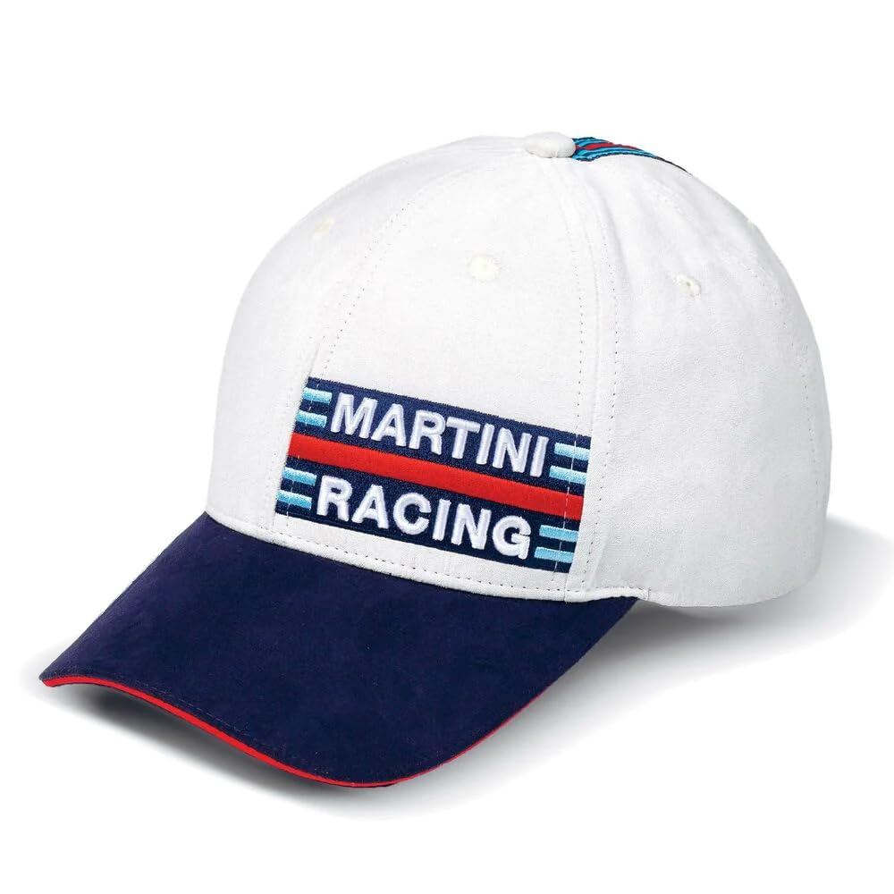Sparco Martini-R Logo Baseball Cap, Standard Unisex Adult White