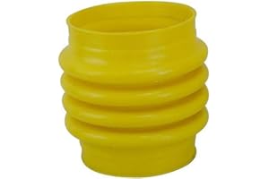 DNYSYSJ 220mm Bellows Boot Jumping Jack Compactor Bellow for Wacker Rammer Tamper Polyurethane Yellow