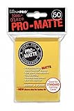 Ultra Pro 50ct Pro-Matte Yellow Standard Deck Protectors