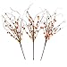 VGIA 18 Inch 3 Packs Red Berry Picks Artificial Red Berry Branches Fall Decorations Home Decor