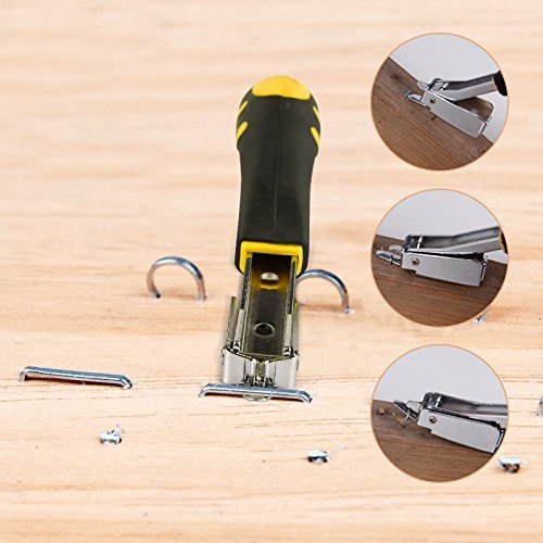 WolfWill Upholstery and Construction Heavy Duty Staple Remover Tack Lifter Ofiice Claw Tools Yellow - Thumbnail 3