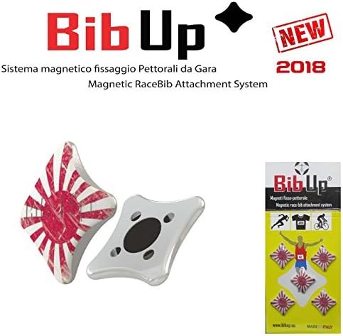 BIBUP 3.0 Magnetic RaceBib fixing system (RISING SUN VINTAGE)