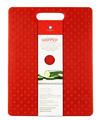 Architec G14-RR Original Non-Slip Gripper Cutting Board 11" x 14" Red