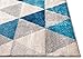 Well Woven Isometry Blue & Grey Modern Geometric Triangle Pattern 7'10