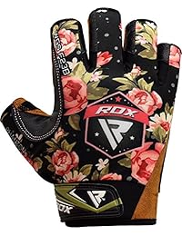 RDX Gimnasio Guantes de levantamiento de peso entrenamiento Fitness mujer culturismo Crossfit transpirable levantamiento de pesas apoyo de la muñeca entrenamiento de fuerza