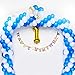 Tatuo 112 Pieces Balloon Garland Kit Balloon Arch Garland for Wedding Birthday Party Decorations (White Blue)