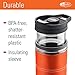 GSI Outdoors, Commuter JavaPress, French Press Coffee Mug, Superior Backcountry Cookware Since 1985, Orange