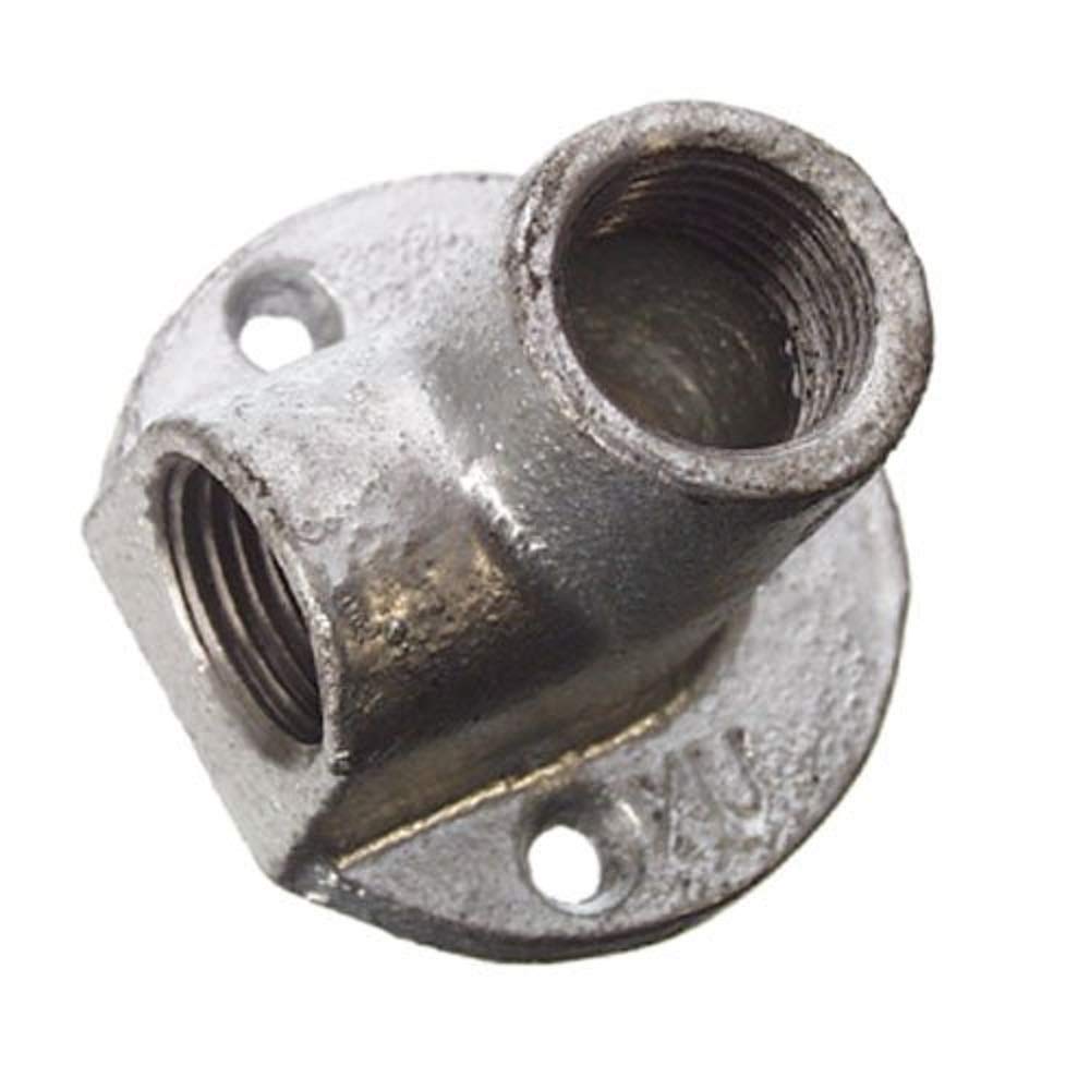 CORNAT VFB47112 Ceiling Mounted Angle zinc Coat.1/2, Gray, 1/2 Zoll