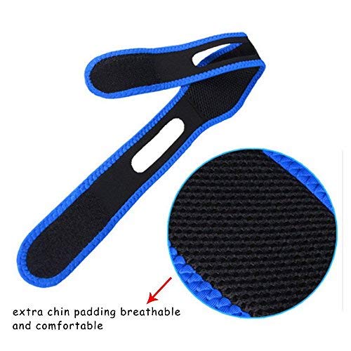 Anti Snoring Chin Strap – Two Snoring Chin Straps Kit- Adjustable Size, Comfy & Padded Fit -Most Effective Snoring Solution and Anti Snoring Devices Stop Snoring Sleep Aid for Men and Women