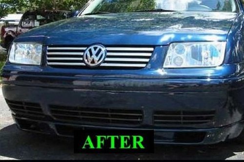 2000 Volkswagen Jetta Grill 312 Motoring fits 1999-2005 Volkswagen Jetta Chrome Grille Grill KIT