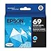 EPSON 69 DURABrite Ultra Ink Cyan For CX-6000, CX-7000F, CX-7400, CX-8400, CX-9400, CX-9475, NX-400, NX-415, NX-510, NX-515, WF-1100, WF-500, WF-600, WF-610, WF-615 and other select models