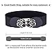 GRACE KARIN Women Vintage Wide Elastic Stretch Waist Belt, Black (CL0413-1), X-Large