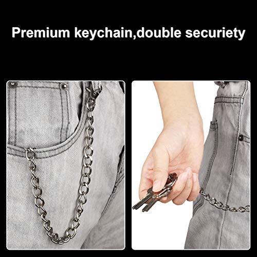 4 Pieces+Pocket+Lobster+Keyring+Wallets