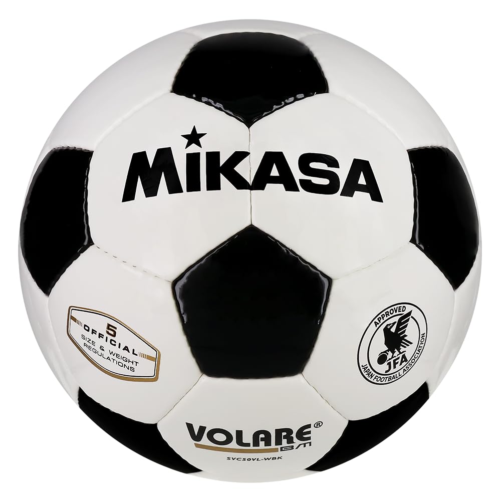 ミカサ(MIKASA) サッカーボール 5号 SVC50VL-WBK 日本サッカー協会 検定球 (一般・大学・高校生・中学生用) ホワイト/ブラック商品画像