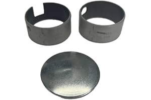 Lil Red Barn Two Standard Notched Cam Bearings and Welch Plug Compatible with Onan BF, B43, B48, P216, P218, P220, NH, NHA. NHB, NHC, P224, T260G Replaces # 101-0405