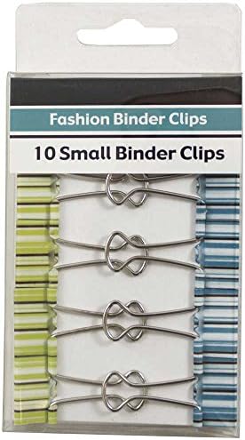 Jam Paper カラフルバインダークリップ S 3 4インチ 19mm グリーンとブルー ブラウンとホワイト