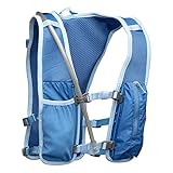 Nathan QuickStart Hydration Pack Running Vest. 4L Storage with 1.5L (1.5 Liter) Bladder Included. for Men and Women OSFM Adjustable Straps. Phone Holder Pockets, Zippers