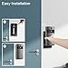 [2018 Newest] Doorbell Wireless,Safevant Smart Doorbell with PIR Motion Detection,720P Doorbell Camera, Real-Time Video and Two-Way Talk,Night Vision,Phone Ring,Free APP,Only Supprt 2.4GHZ,Gray