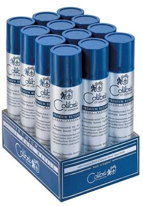 Colibri Premium Butane Large Can - 300 ML 12-Pack