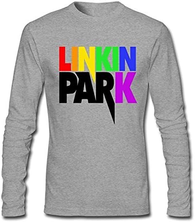 Yatyler Customized linkin park Long Tees for Mens Grey S