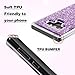 Caka Galaxy Note 9 Case, Galaxy Note 9 Glitter Case [Liquid Series] Sparkle Fashion Bling Luxury Flowing Liquid Floating Glitter Soft TPU Clear Case for Samsung Galaxy Note 9 - (Purple)