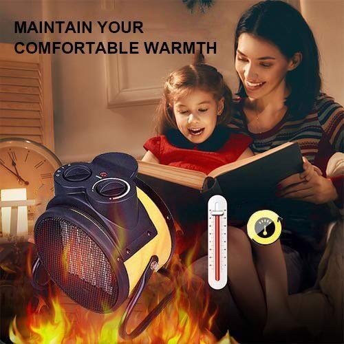 image for Buyplus Garage Space Heater Electric - Indoor Portable Heater Fan,Gree