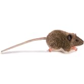 Hansa Mouse Plush, Brown