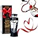 KASSI Wine Aerator Decanter with Filter, Silicon Drip Catcher Stand, Travel Pouch, Foil Cutter and eBook