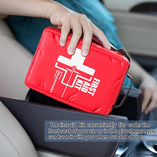 【2023 First aid Kits,Portable First Aid Kit with Labelled Compartments Molle