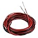 BNTECHGO 28 Gauge Silicone Wire red and Black Each 10ft Black Flexible 28 AWG Stranded Tinned Copper Wire