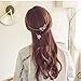 QTMY 2 Pcs Butterfly Leaves Branches Rhinestone Hair Clip Pin Hair Chain Jewelry Hair Accessories