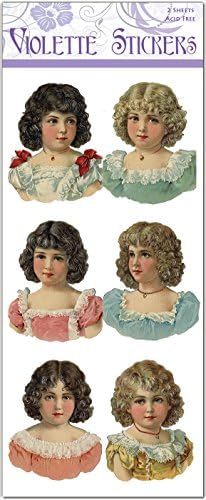 Victorain Paper Doll Labels - Olive
