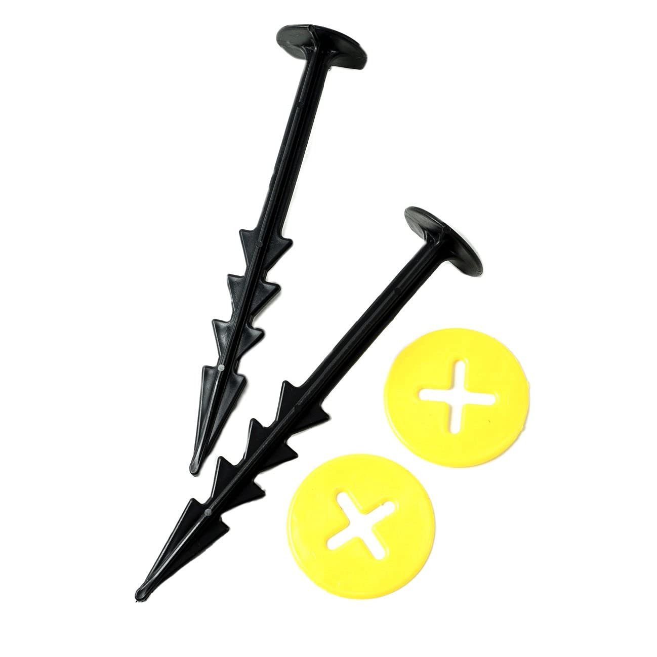 Nutley's 50 x 7.5" (19cm) Ground Pegs Spikes + Washers