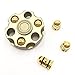 Metal Revoler Spinner Bullet Fidget, KINUT Solid Brass Metal Toy Gunner Cap