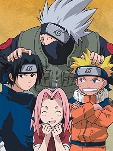Amazon Com Naruto 5d Diy Diamond Painting 15 8x19 6 Inches Full Round Drill Rhinestone Embroidery For Wall Decoration