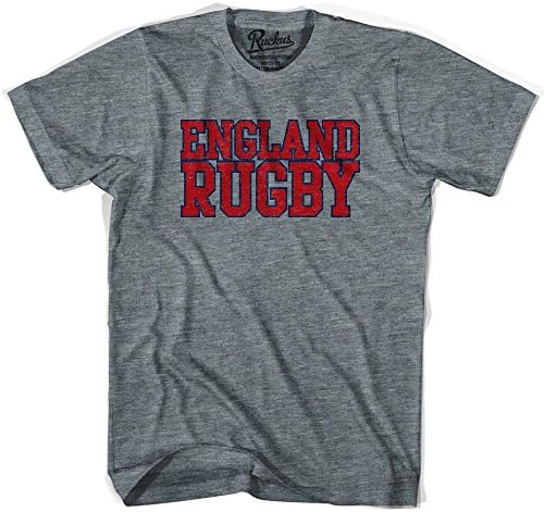 England Rugby Nations T-shirt, Athletic Grey, X Large