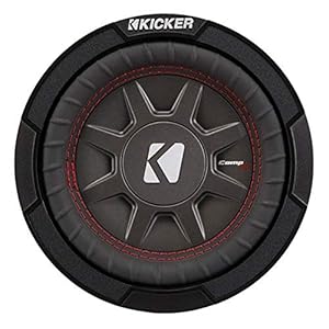 KICKER 43CWRT672 6,5 inch woofer CompRT672 zwart