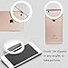 LST Selfie Ring Lighting Rechargeable 38 LED Dimmable Clip Light Portable Laptop Camera Photography Video Lighting Clip for iPhone, Samsung, Tablet, iPad (White)