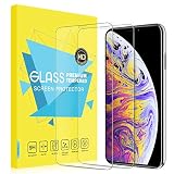 MoKo Screen Protector Replacement with iPhone 11 Pro Max/iPhone Xs Max, [2-Pack] Anti-Scratch Case-Friendly Premium HD 9H Hardness Tempered Glass Screen Protector, Crystal Clear