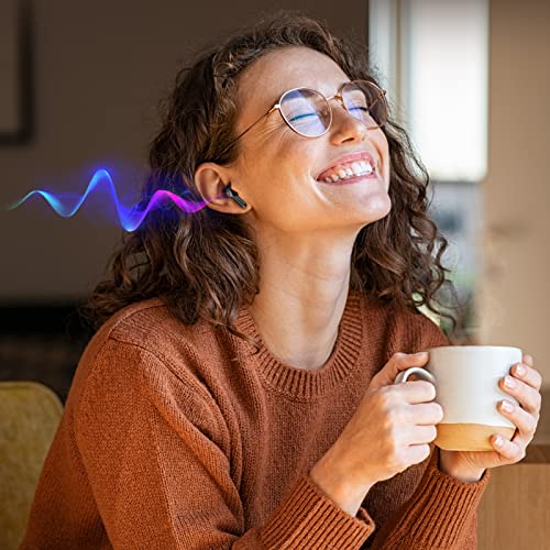 Cuffie Bluetooth, Cuffie Senza Fili Con Bluetooth 5.2, Cuffie Senza Fili Con Suono Stereo HiFi Nell\'orecchio, 20 Ore Di Autonomia, Impermeabili IPX5, Cuffie Con Microfono Per Smartphone