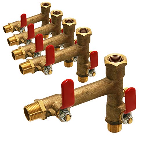 Midline Valve S3565-5 Double Expansion Tank Isolator Valve, with Drain, Heating…