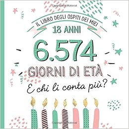 Il Libro Degli Ospiti Dei Miei 18 Anni Decorazioni E Regali Divertenti Per Il 18esimo Compleanno Regalo Per Uomo E Per Donna 18 Anni In Giorni Auguri E