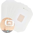 10 Pcs Chemo Port Shower Covers with Non-Stick Center Pad, 4" x 4.75" Waterproof Dialysis Catheter PD Tube Chest Picc Line Transparent Dressing for Peritoneal Dialysis Wounds