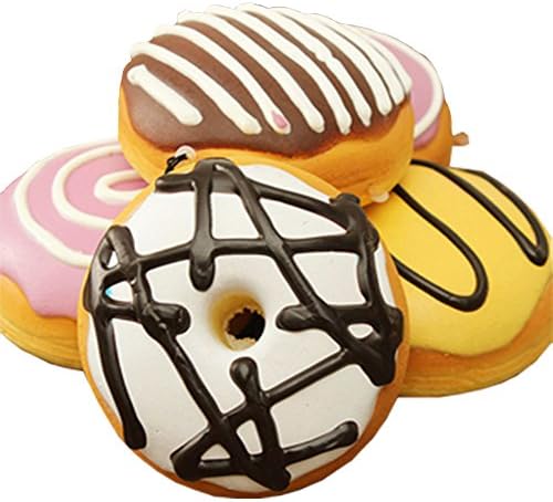 Sweet Roll Charms Kawaii Multy-mood Bread 10CM Squishy Cellphone Charms Bag Straps