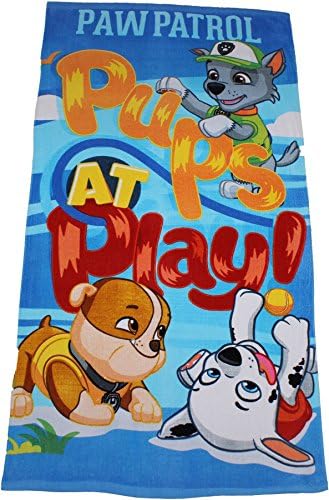 Paw Patrol Pups at Play Children's Large Beach Towel By BestTrend
